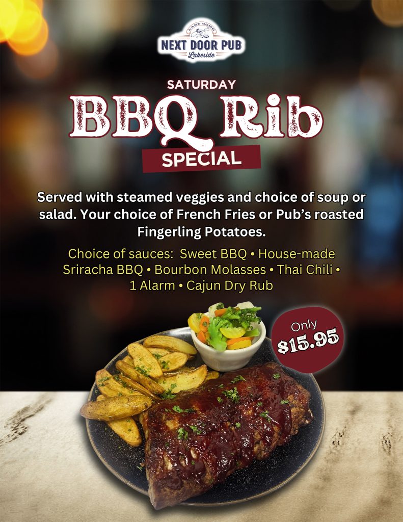 Saturday Rib Special